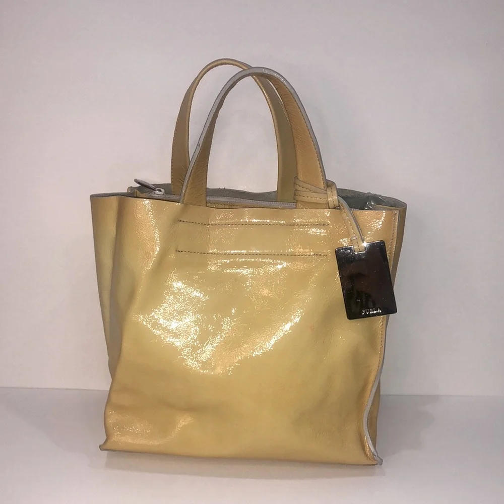 Furla leather tote bag - Picture 1 of 16